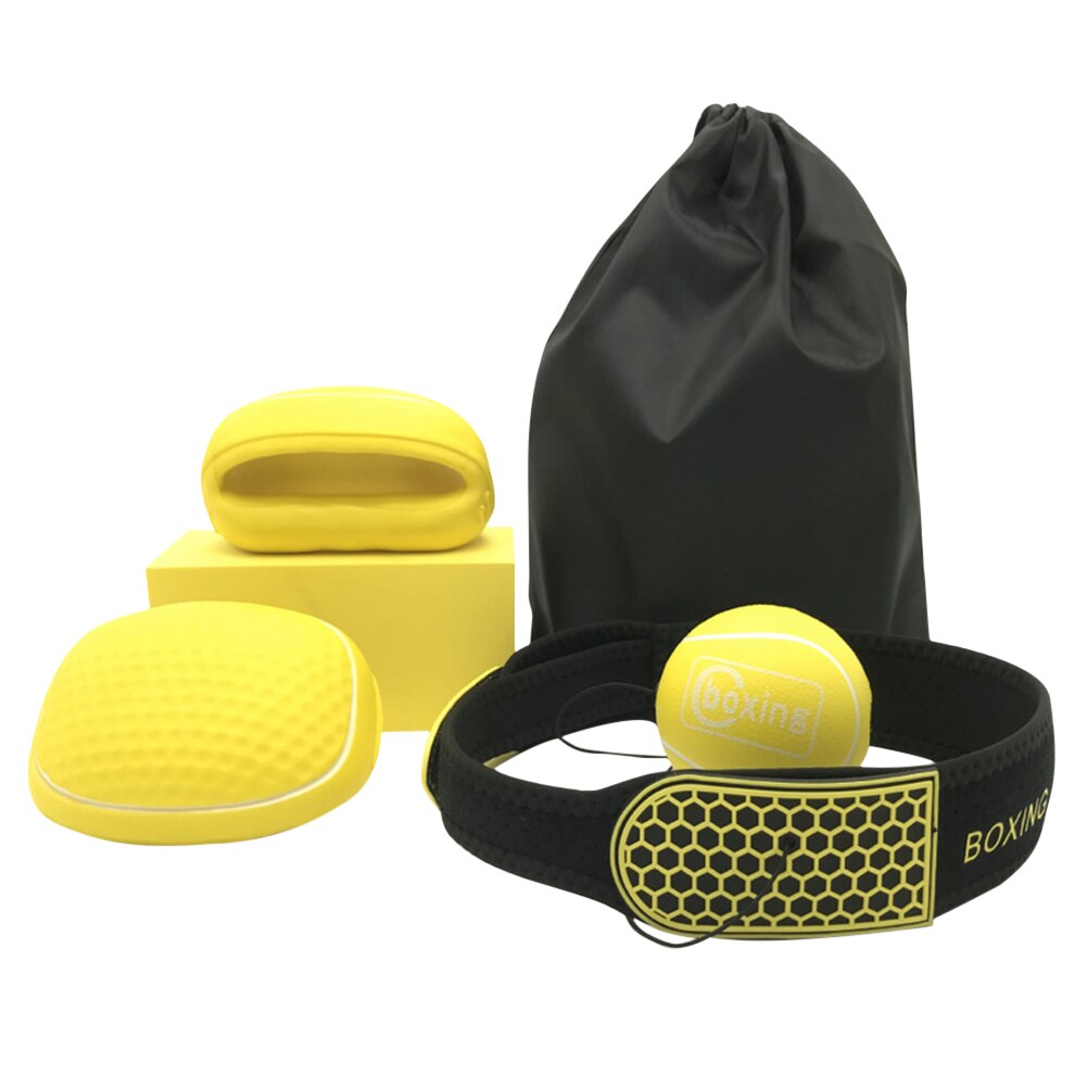 Guantes y Diadema de bola de velocidad de lucha, pelota de entrenamiento equipamiento para reflejos de boxeo, accesorios de trabajo eficaces