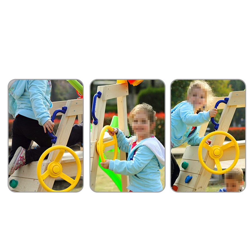 10 Inch Swingset Stuurwiel Accessoires Voor Kinderen Speelhuisje, Jungle Gym, Klimrek, Speeltuin Playset, 4 Kleuren