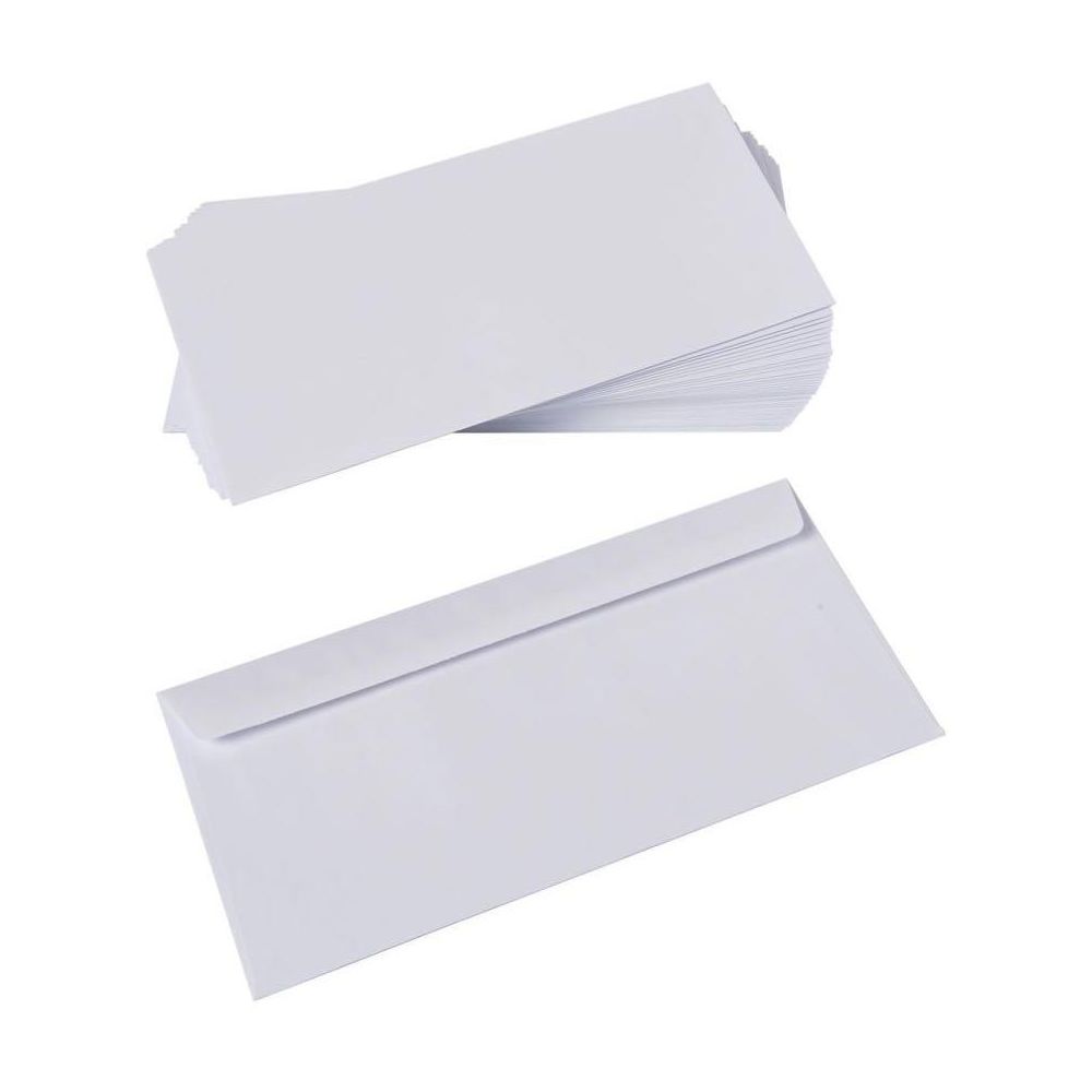 Correspondentie Enveloppen | 110X220Mm (Dl) | Zonder Venster | Zelfklevende | Wit | 500 Pcs-Letters Post
