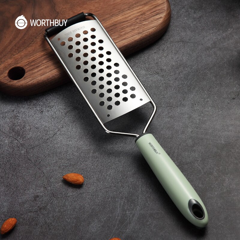 WORTHBUY Manual Garlic Grater 304 Stainless Steel Garlic Press With Plastic Handle Ginger Press Garlic Chopper Kitchen Gadgets