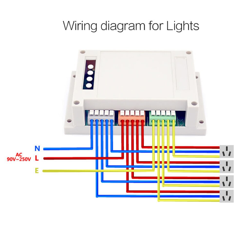 Sonoff 4CH Pro R2 4 Gang Inching Self-Locking Interlock WiFi RF Smart Switch