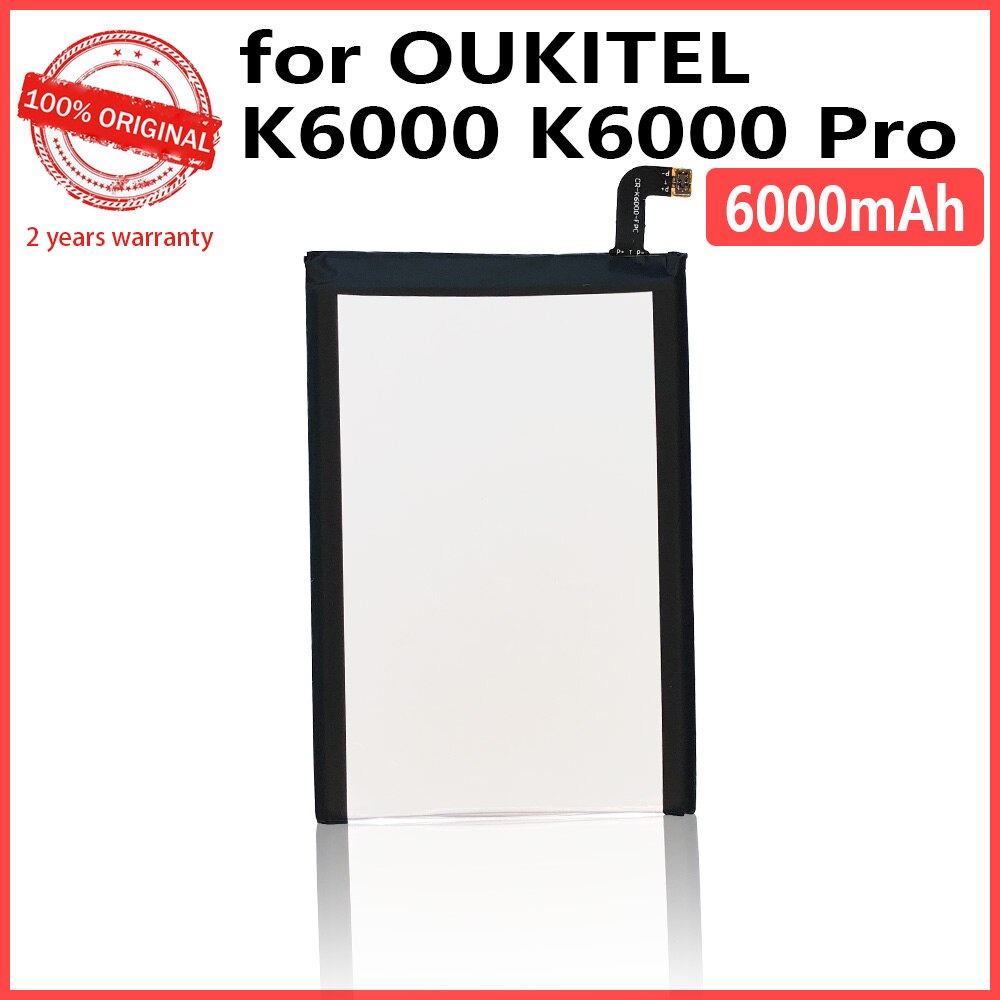 100% Originele 6000Mah Voor Oukitel K6000/ Oukitel K6000 Pro / Ulefone Power/Doogee T6/Doogee T6 pro/Homtom HT6 Batterij