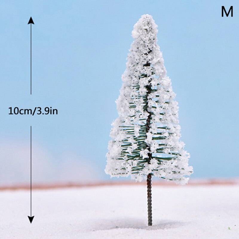 EMiEN 16 stuks sneeuwpop winter kerst miniatuur ornament