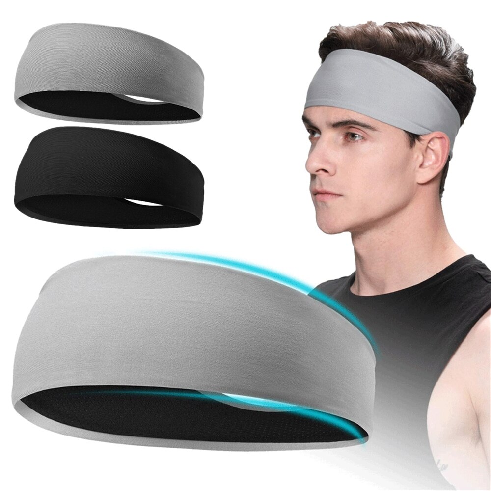 Banda elástica para el pelo para hombre y mujer, vinchas deportivas para la cabeza, diademas para Yoga, accesorios para el cabello, banda de seguridad