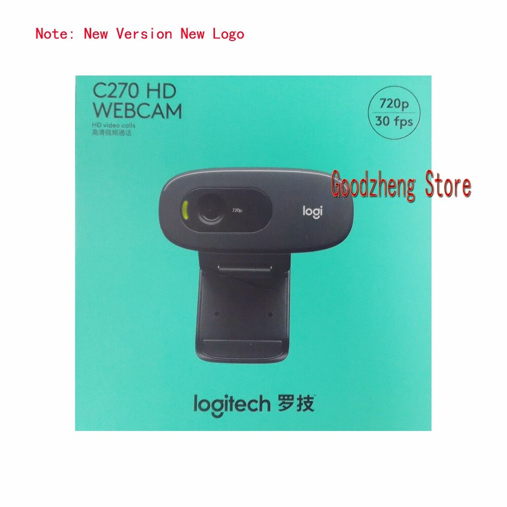 Logitech C270 Mini Webcam 720P Camera USB Webcam 3 Mega HD Video Web Camera