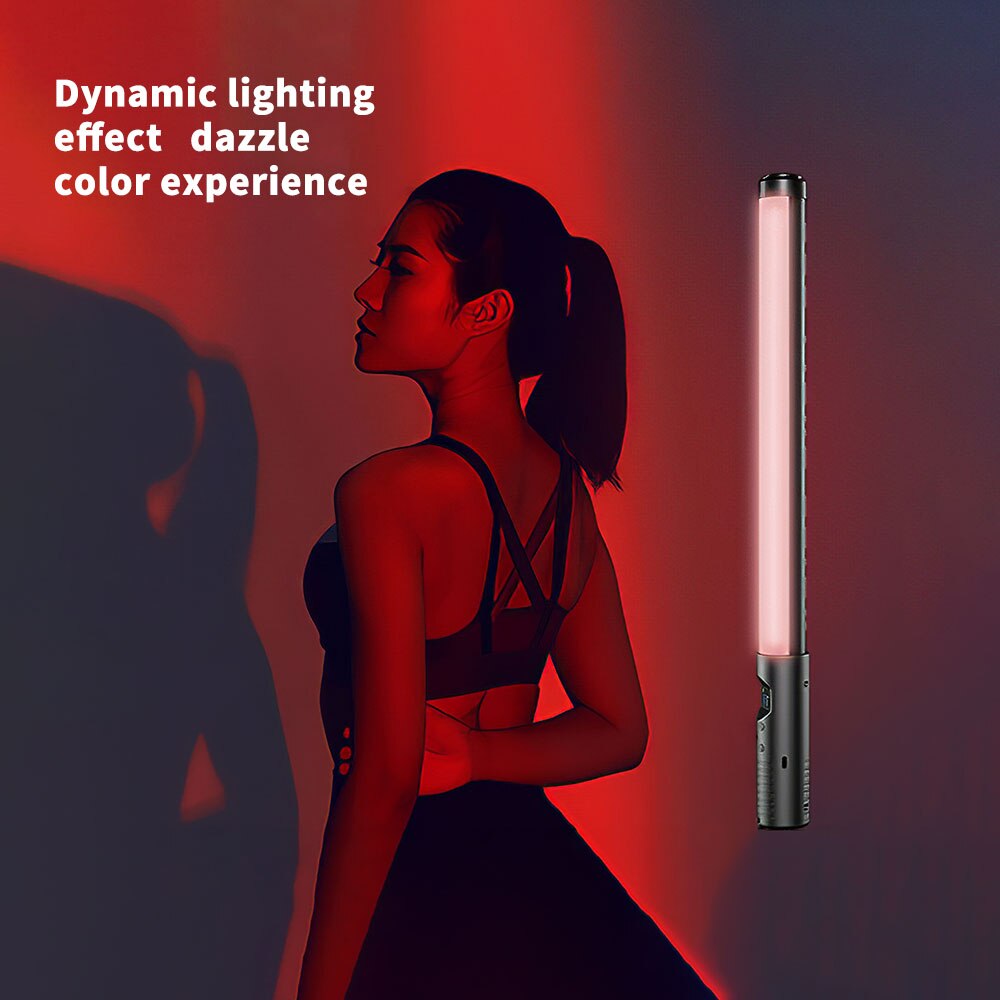 Handheld Fill Light RGB LED Fill Light Ice Light Photography Light Portrait Outside Shooting Video Built-In Battery Photography