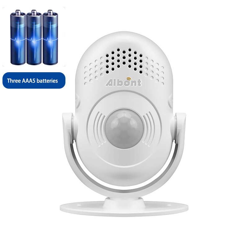 Draadloze Sensor Welkom Deurbel Infrarood Alarm Smart Menselijk Eenvoudige Bediening Lichaam Inductie Anti-Diefstal Tweeter Herinnering Deurbel: Battery models