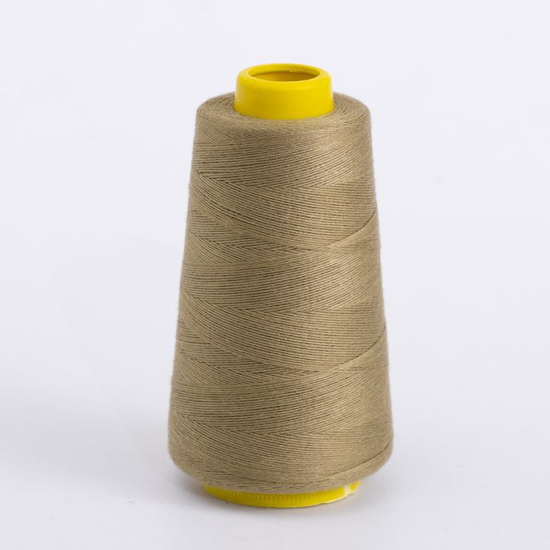 Hilo de coser grueso 203 de tela vaquera, hilo de coser de poliéster de Color, máquina de coser, costura doméstica, accesorios hechos a mano DIY: Marfíl