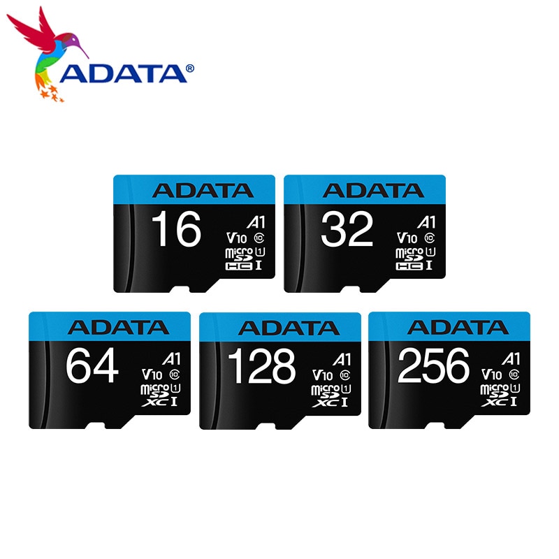 Adata Originele Micro Sd-kaart 256Gb 128Gb 64Gb 32Gb 16Gb Flash Card High Speed Memory kaart C10 Tf Kaart Tot 100 Mb/s Voor Telefoon