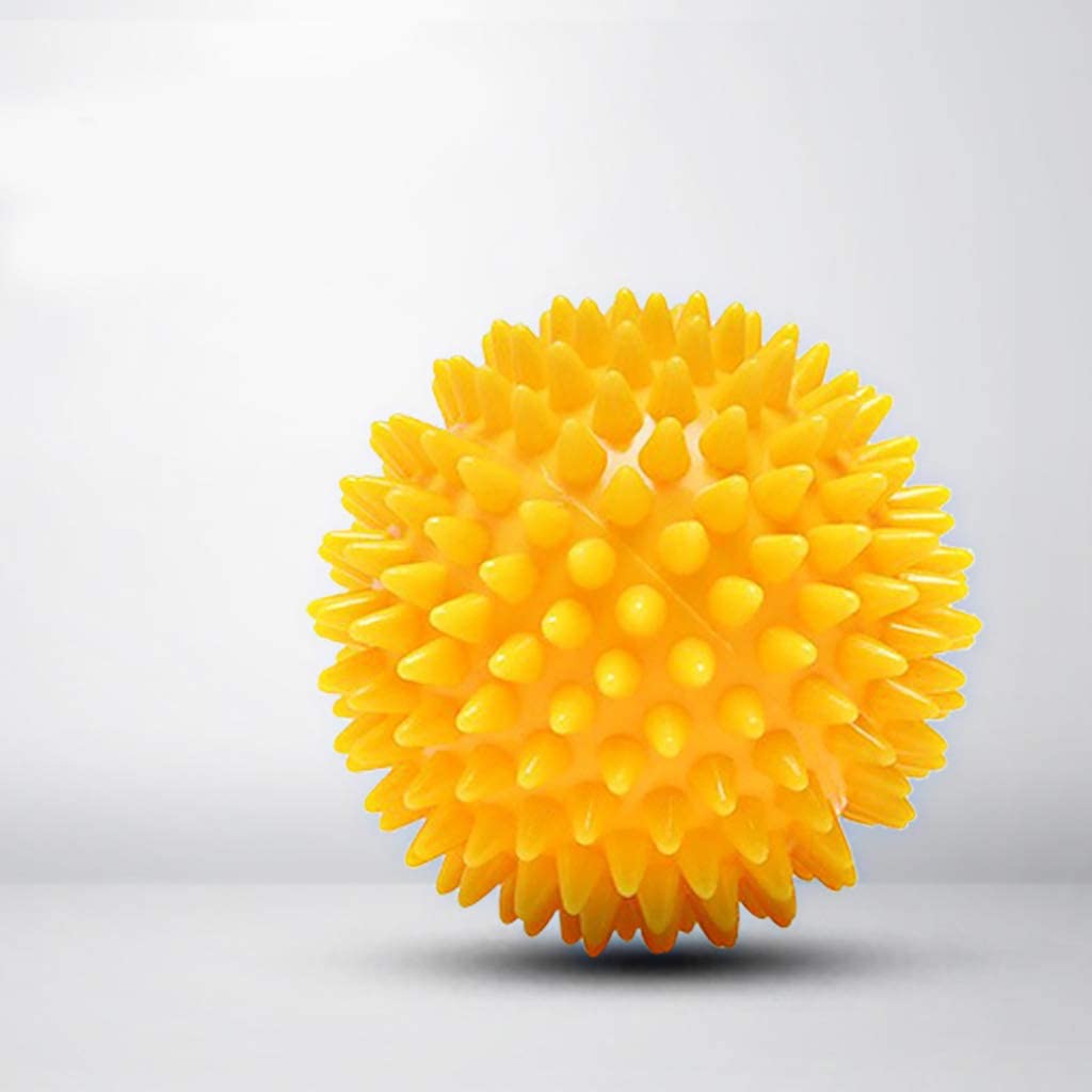PVC Peanut Spiky Ball Massage Acupoint Grip Ball Pointed Nail Fascia Yoga Ball Fitness Ball Inflatable Hedgehog Ball: Pink