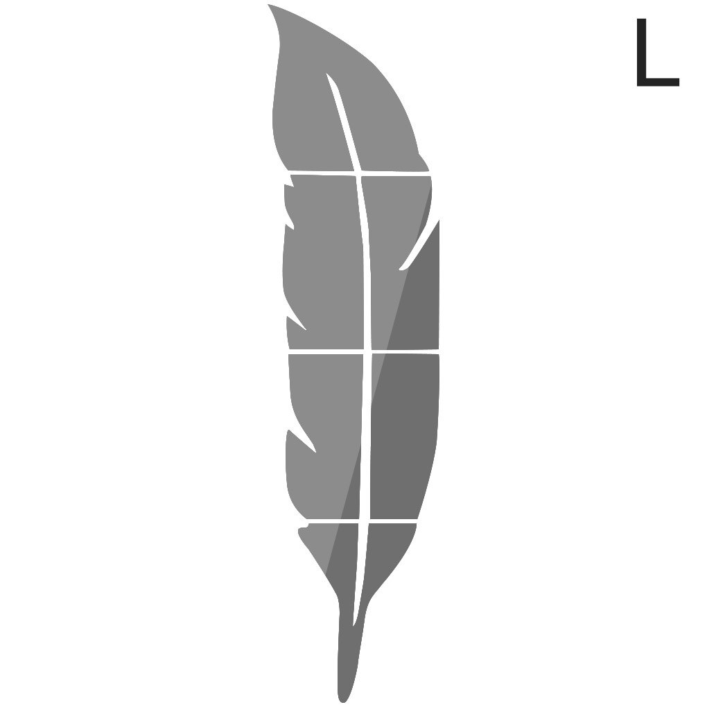 Muursticker spiegel plakkend 3d acryl waterdichte veren muursticker voor thuis slaapkamer muurdecoratie: Ik liet zwart achter