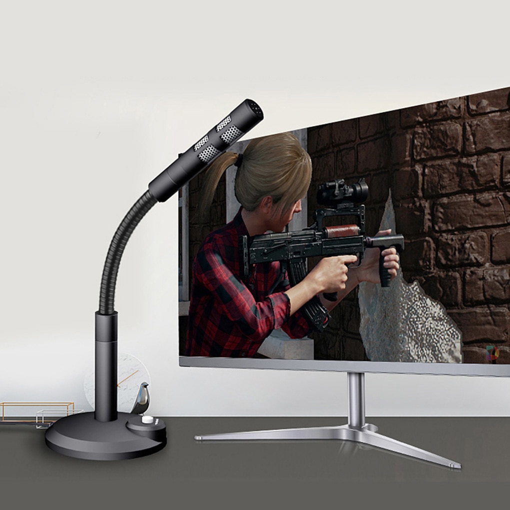 USB 3.5mm Desktop Microphone Universal Voice Recording Office Home Computer Meeting Microphone