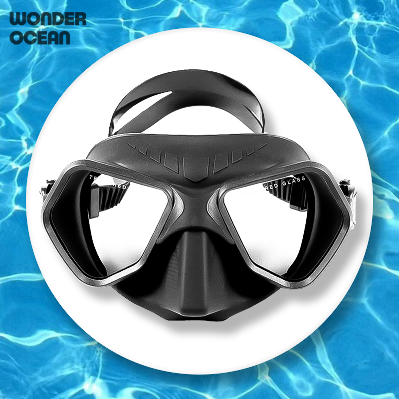 2022 Mode Gratis Duikbril Professionele Lage Volume Snorkelen Bril Volledige Gezicht Adult Scuba Masktempered Glas