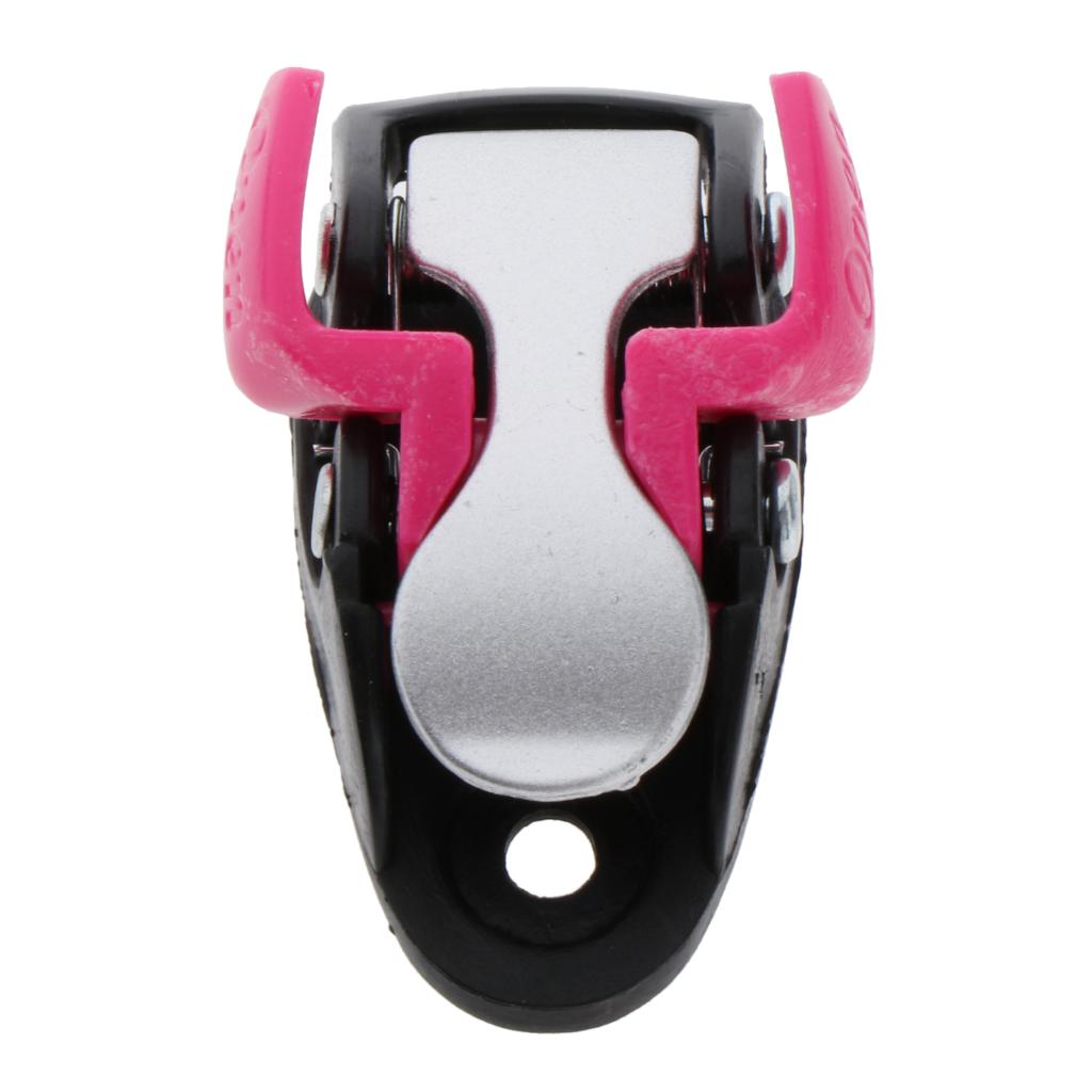 1Pc Plastic Skate Gesp Inline Schaatsen Gesp Roller Skate Boot Sluiting Skate Schoenen Gesp: Pink White