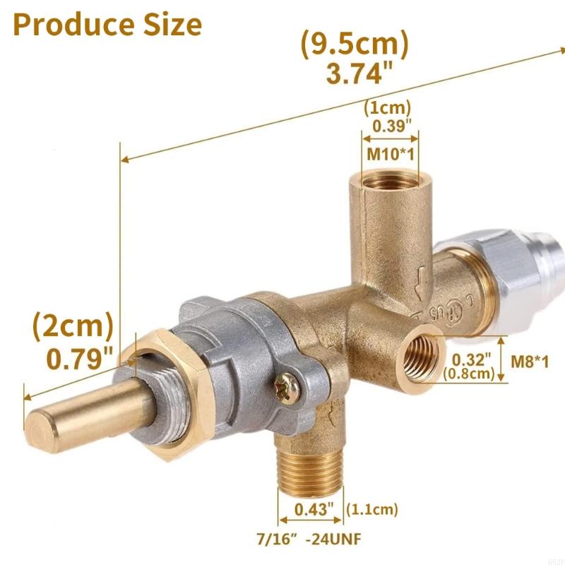 Room Space Heater Main Control Valves Gas Control Brass Safety Valves Outdoor Patio Heater Replacement Parts Enduring