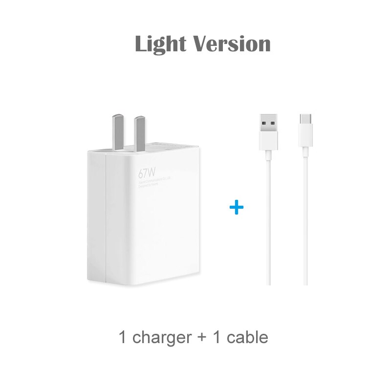 Acheter Chargeur rapide 67W pour Xiaomi 11 Pro et Xiaomi 11 Ultra,  entièrement chargé en 36 minutes, pour ordinateur portable Air 13.3