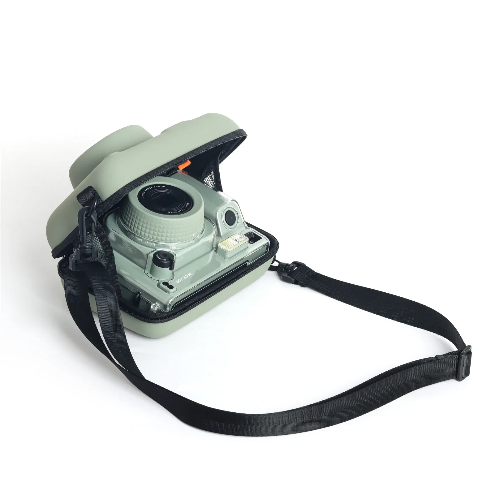 Sac pour appareil photo rétro pour Fujifilm Instax Wide W400/210/300/LOMO avec bandoulière, housse en cuir PU, étui de protection pour appareil photo