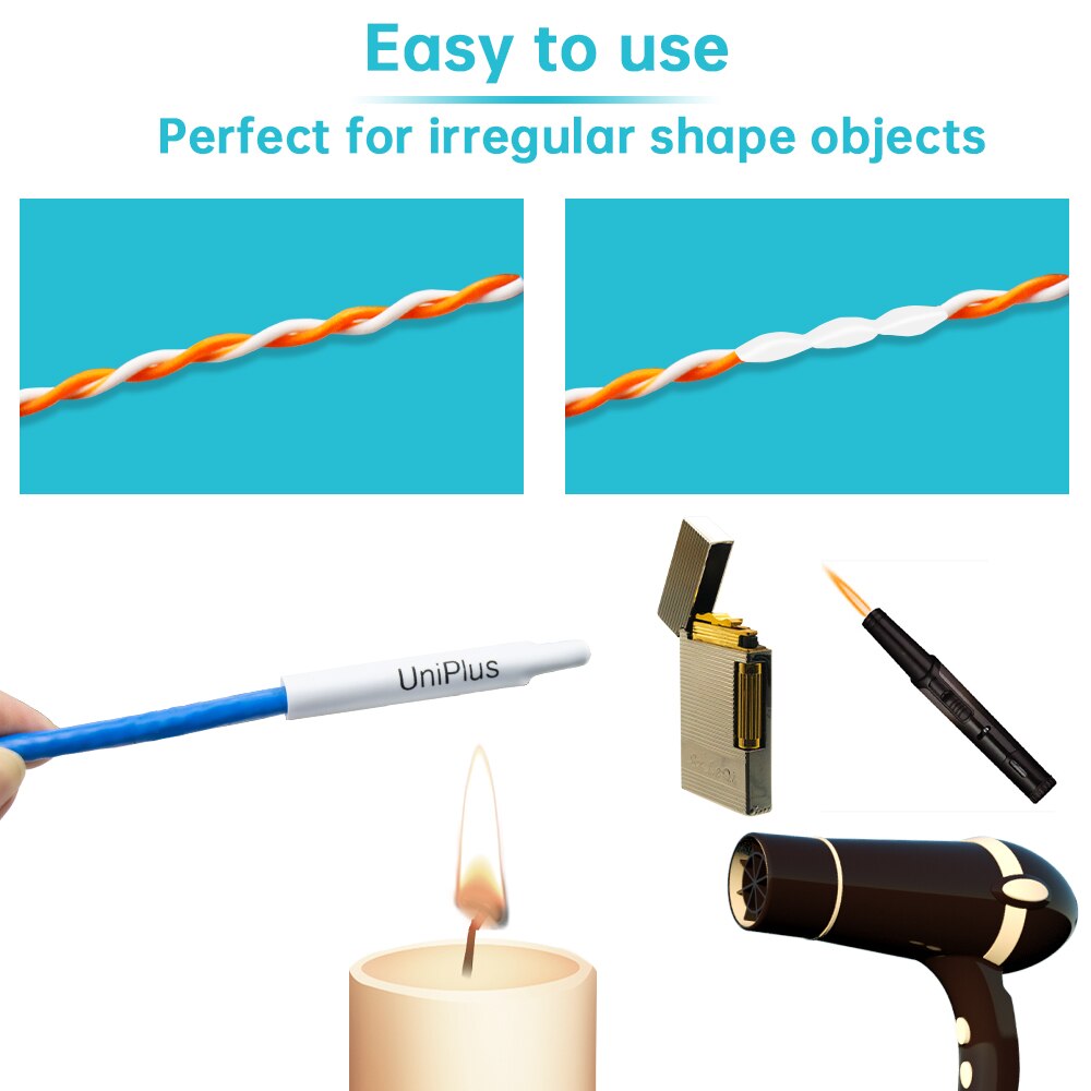 Compatible Epson Heat Shrink Tube Tapes SU5S SU5Y LA-4WBA5 LA-4YBA5 for Epson Kingjim LabelWork LW-300 LW-400 LW-500 Labeller