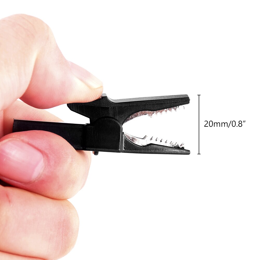 Cable 55MM Alligator Clip + BANANA PLUG Test Probe Clips Alligator Clip Banana Plug Socket Battery Red Black 4mm Banana Plug