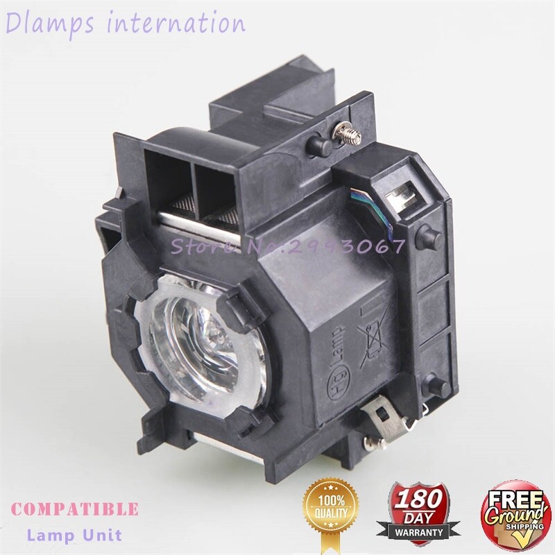 EP41 Replacement Lamp with housing for Epson EBS5/S6/77C/78,EMP-260,H283A,HC700,H284B,EH-TW420,EX21, EX30, EX50, EX70,EB-X62