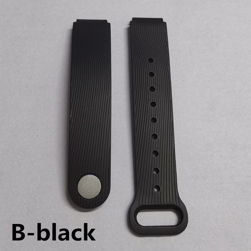 Amynikeer 100% Originele Riem B57 Originele Band Fabriek Biedt Siliconen Band 10 Kleuren Voor Smart Armband B57 Smart Watch: b-black