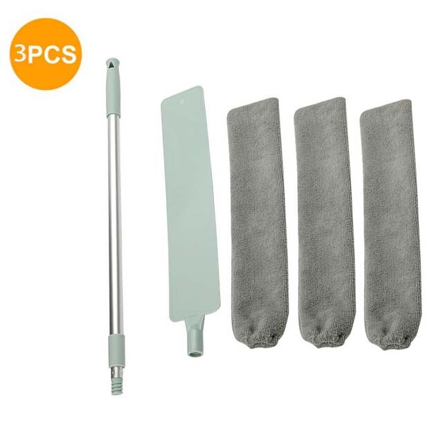 Long Duster Cleaner Brush Telescopic Microfiber Dust Catcher Mites Cleaning Dust Cleaner Tools Artifact Dusters: 3 PC