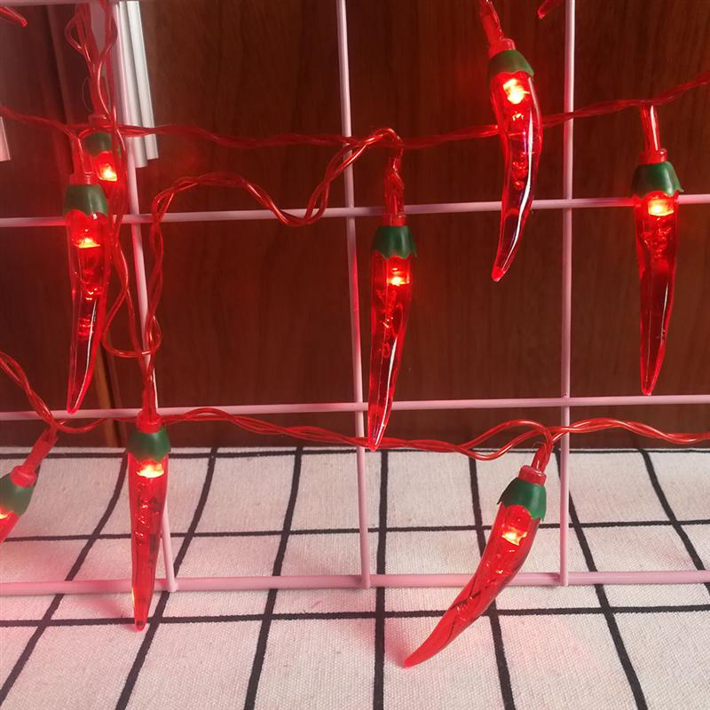 3m 20 led chili string lys udendørs belysning julefestival string lampe