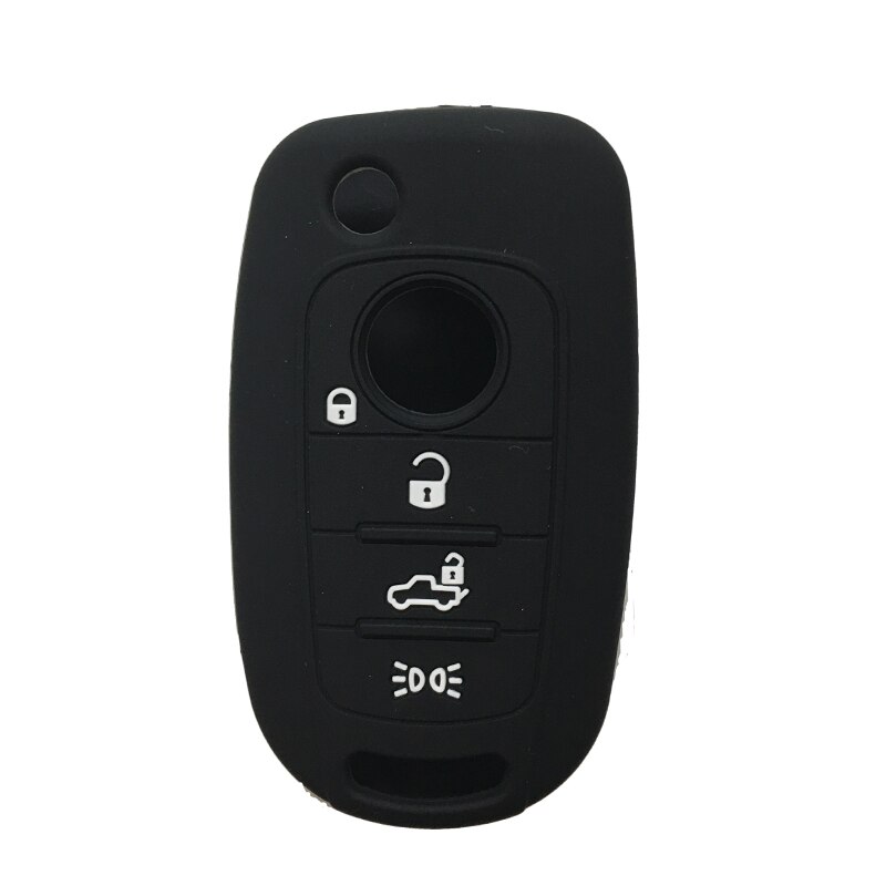 Coque de clé de voiture pliable, pour Fiat Tipo etui clés, Fiat Egea 500X Toro Tipo, coque de protection néon, pour alarme