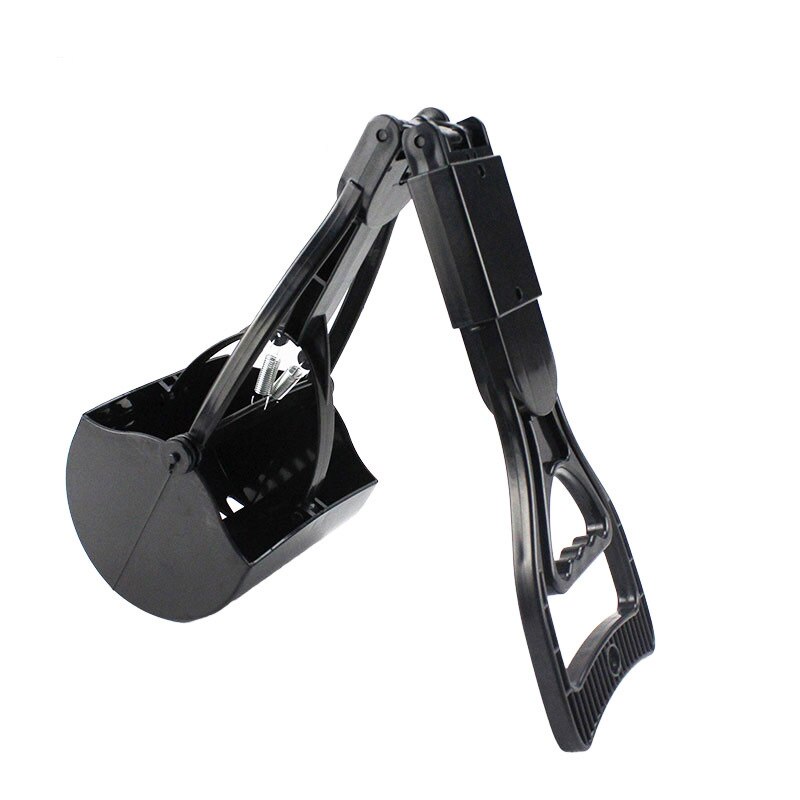 Hond Lange Steel Plastic Hondenpoep Picker Up Huisdier Kak Scoop Uitwerpselen Pooper Scooper: black