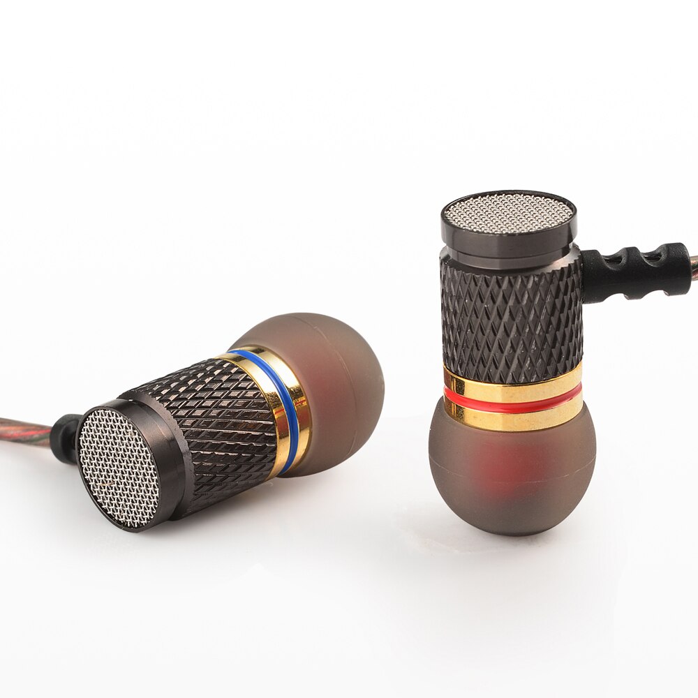 KZ ED Special Edition Gold Plated Housing Earphone with Microphone 3.5mm HiFi In Ear Monitor Bass Earbuds Headset