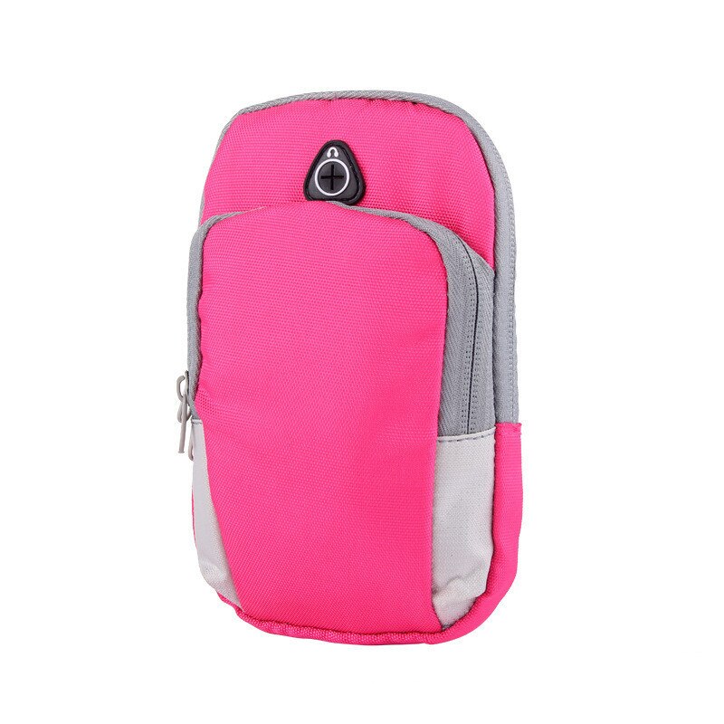 Sport Laufen Armbinde Tasche fallen Abdeckung Lauf Armbinde Universelle Wasserdichte Sport praktisch Halfter draussen Sport Telefon: Rosa