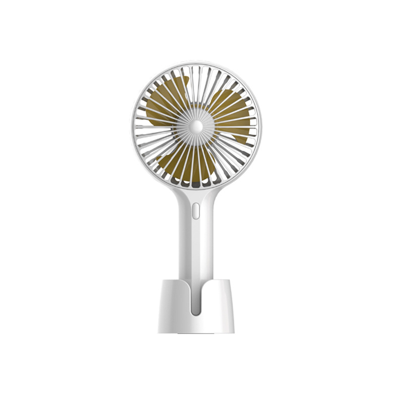 COSTWAY Draagbare Hand Ventilator Usb Oplaadbare Handheld Mini Fan Ventilator Ventilatie ventilateur ventilador portatil wentylator: WHITE