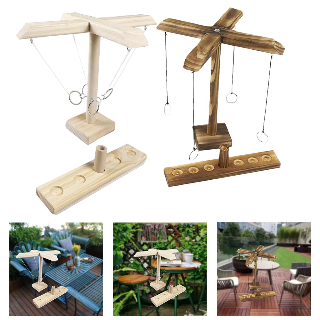 Outdoor Ring Gooien Spel 4 Speler Houten Haak En Schieten Ladder Schieten Board Game Party Bar Drink Shop Leisure Speelgoed leeftijd 14 +