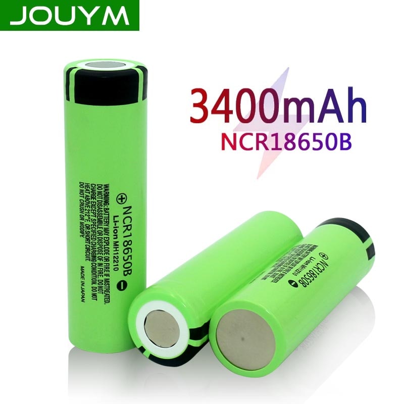 Jouym Originele 18650 Batterij NCR18650B 3.7 V 3400Mah Bateria 18650 Li-Ion Oplaadbare Batterij