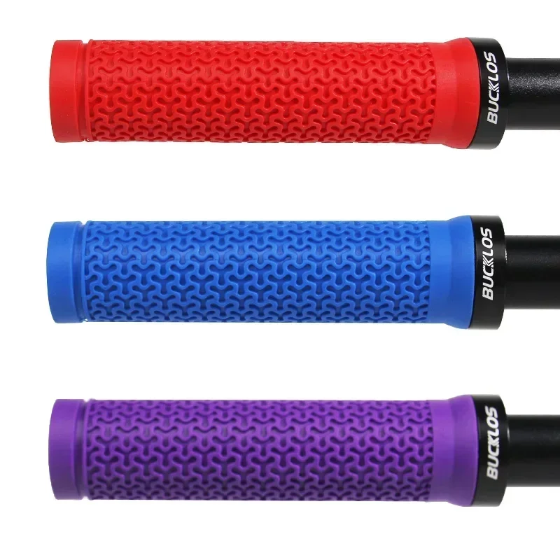 BUCKLOS Bicycle Handlebar Grips Lock on Bike Handle Damping Mountain Bike Grip Anti-slip MTB Cuffs Waterproof Bicycle Grip
