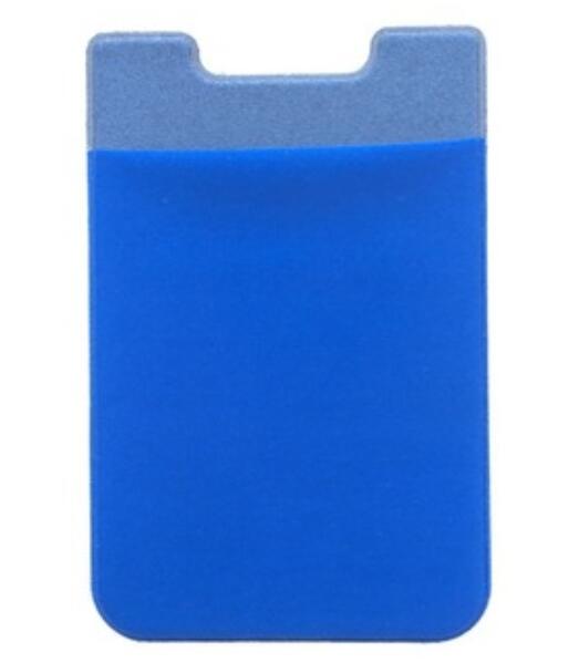 Universal- dauerhaft Lycra Klebstoff Aufkleber Zurück Abdeckung Karte Halfter Beutel Für iPhone Samsung Alle Smartphones: Blau