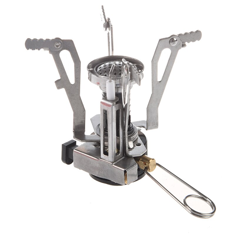 Ultralight Backpacking Canister Camp Stove Burner with Piezo Ignition 3.9oz