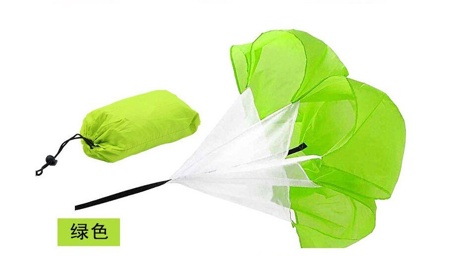 Running parachute Speed Training Parachute Running Resistance Exercise Chute Soccer Power Training Aids run Resistance Umbrella: Green