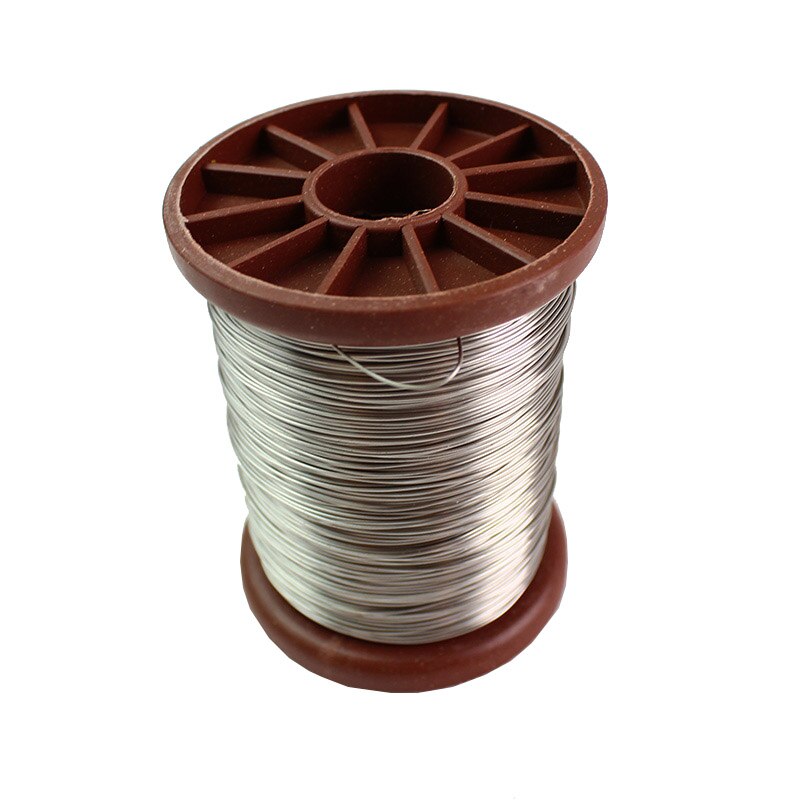 1 roll of stainless steel wire Stainless steel honeycomb frame steel wire Honeycomb frame fixing wire Beekeeping tools