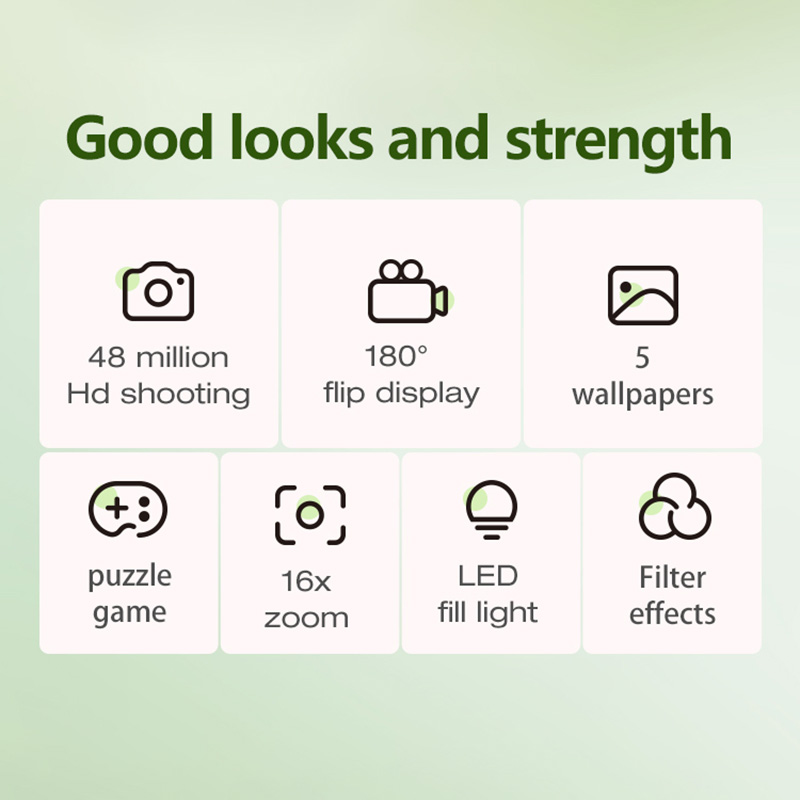 Xiaomi 4K Digitale Camera 6400w HD Flip Screen Camera Digitale Camera Kaart Camera Schieten Camera Student instapmodel CCD Camera