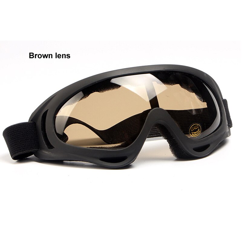BOOM BETER Gepolariseerde Skibrillen Professionele Snowboard Winddicht UV400 Sferische Skiën Brillen Outdoor Sport Sneeuw Ski Bril: Brown
