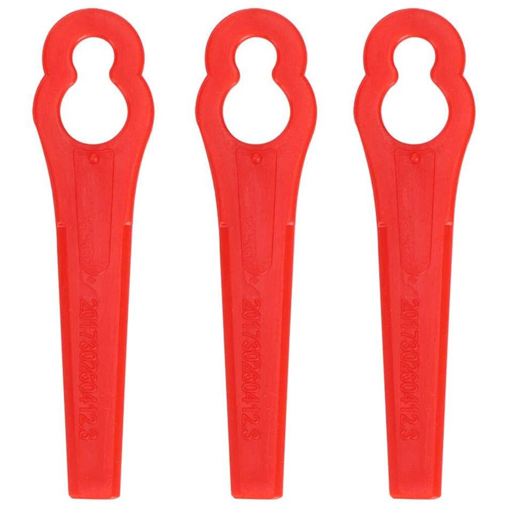 100Pieces Polycut Trimmer Head Blades Replacement Poly Cut Blades Nylon Trimmer Blade Compatible with Stihl 20-3 Replaces