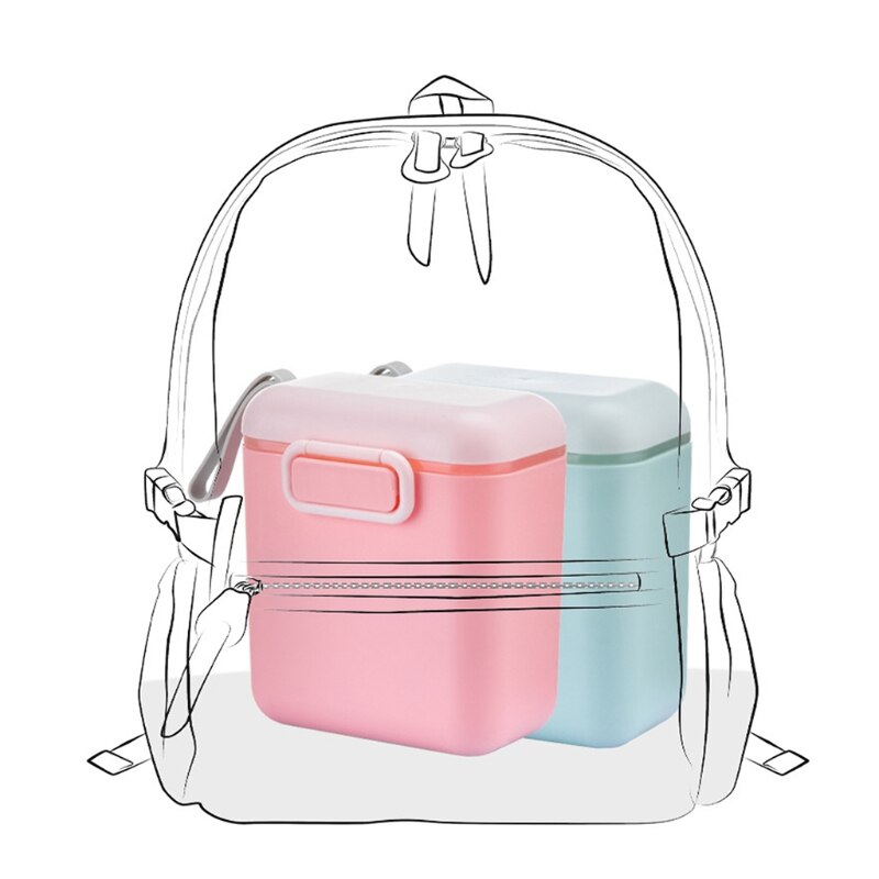 Baby Formula Dispenser with Scoop 400ml/800ml Milk Powder Storage Box Infant Essential Cereal Toddle Snacks Container