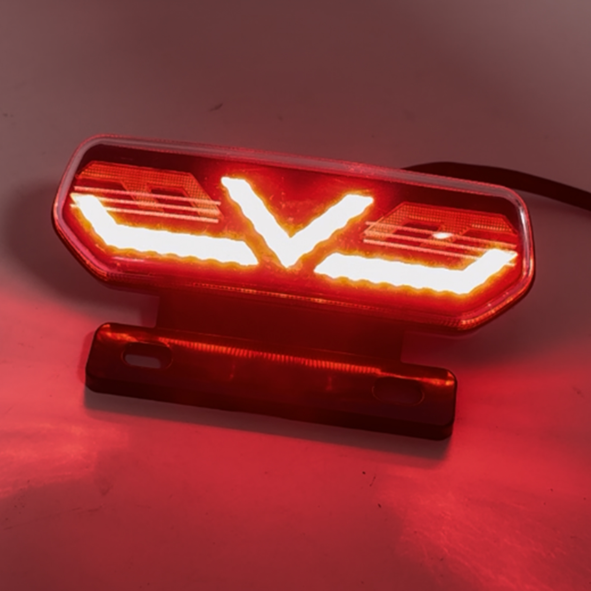 Luces traseras LED para motocicleta, luz trasera de freno para motocicleta, luz de giro de parada para moto, Dirt Pit Bike, piezas de ATV, 12V