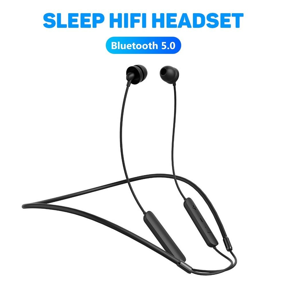 Bluetooth Draadloze Slapen Oortelefoon Hifi Zachte Siliconen Draadloze Headset In-Ear Oortelefoon Noise Cancelling Oortelefoon Met Microfoon