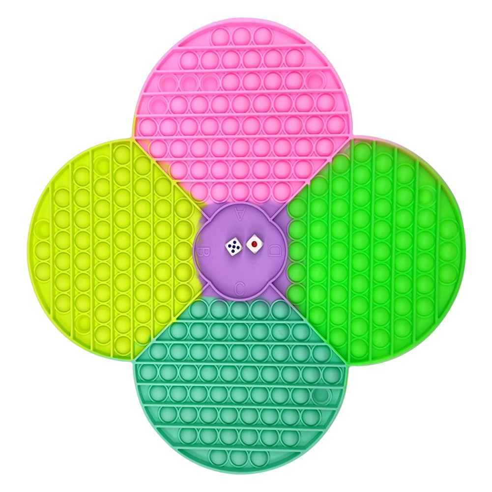 Big Size Fidget Toys Push Bubble Chess Board Stress Relief Puzzle Toy Autism Need Sensory Toys Antistress Two Players Chess Game