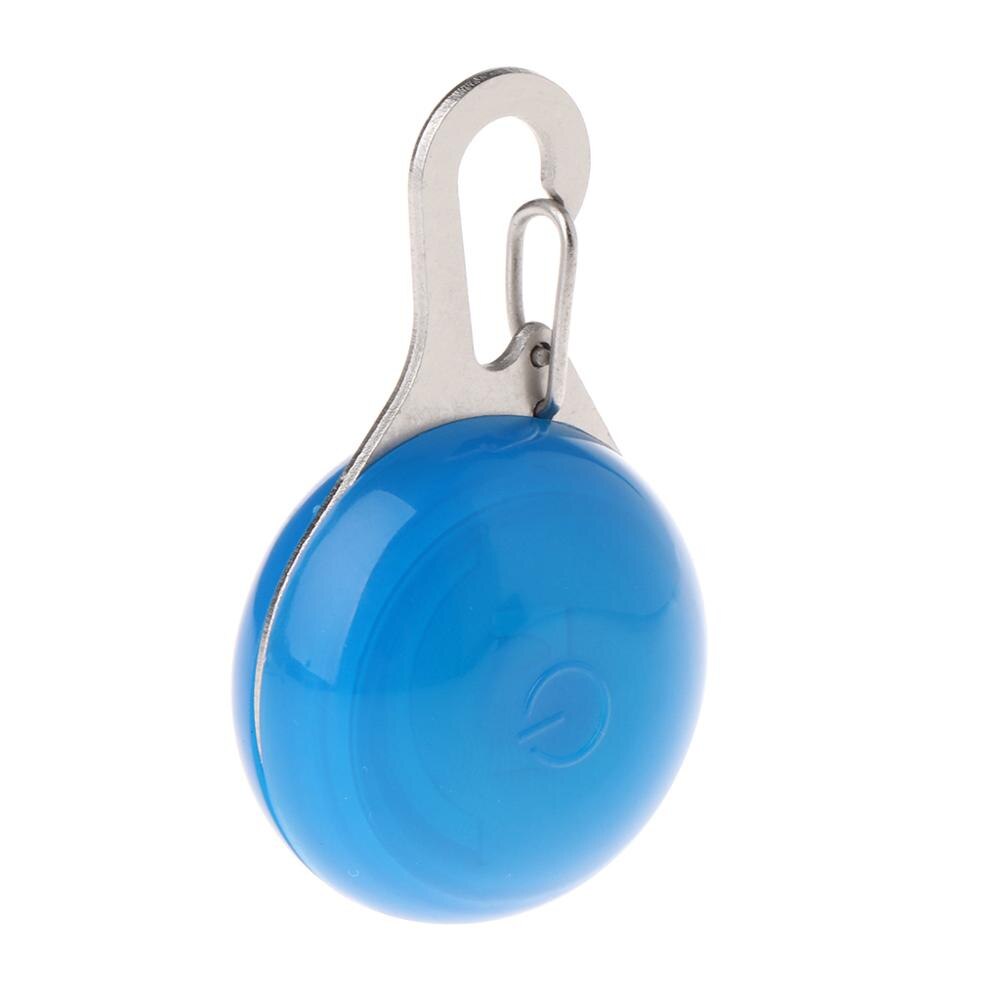 Pet Dog Pendant Safety LED Flash Light Glow Collar Puppy Dogs Cat Night Light Luminous Identify Pet Supplies 9 Colors C42: Blue