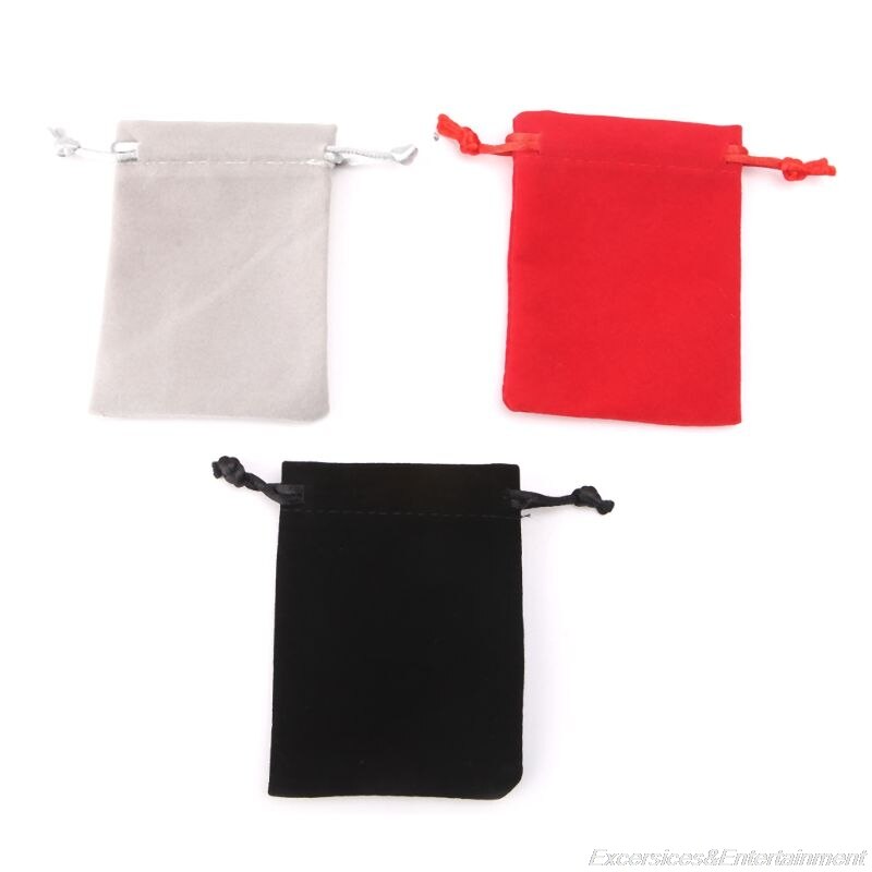 5 stücke Samt Würfel Tasche Tarots Karte Deck Lagerung Tasche Spielzeug Schmuck Kordelzug Paket J27 21