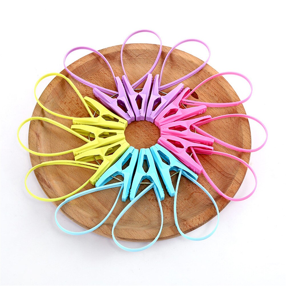 12pcs/lot Kitchen Tools Close Clip Sealer Clamp Food Bag Clips Household Food Storage Sealing Bag Clips Random