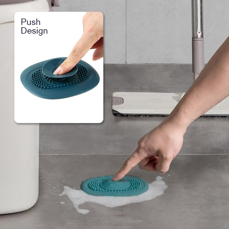 Silikon Waschbecken Abfluss Sieb Dusche Filter Abfluss Abdeckung Stopper Waschbecken Sieb Ablauf Boden Ablauf Haar Catcher Badezimmer Zubehör